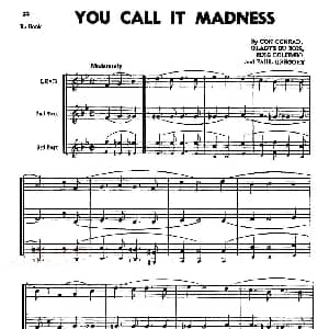 萨克斯谱 | YOU CALL IT MADNESS