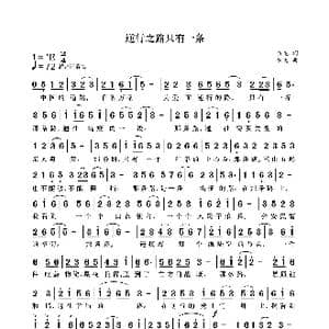 逆行的路只有一条_歌曲简谱_词曲:袁龙 袁龙