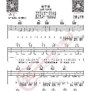 刘大壮 会不会 吉他谱_歌曲简谱