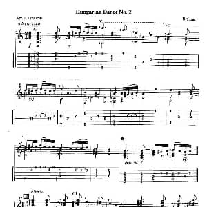 古典吉他 From the Dance 吉他谱 Johannes Brahms James Edwards 詹姆斯 爱德华兹