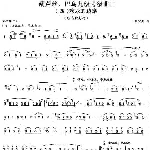 巴乌九级考级曲目 欢乐的边寨 张宝庆