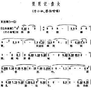 昆曲 琵琶记 盘夫 牛小姐 蔡伯喈唱段