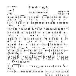想和你一起飞_歌曲简谱_词曲:阿勇泽让 阿勇泽让