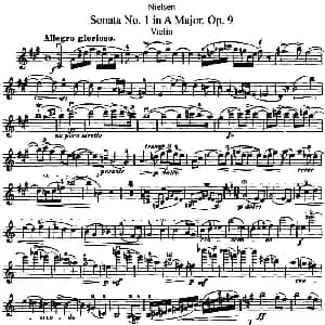 小提琴谱 | Sonata No.1 in A Major Op.9 A大调第一奏鸣曲 尼尔森