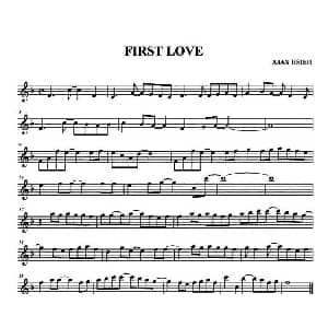 萨克斯谱 | FIRST LOVE