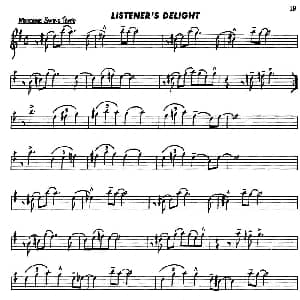 萨克斯谱 | Basic Jazz Conception for saxophone LISTENER's DELIGHT Lennie Niehaus