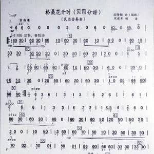 格桑花开时_歌谱投稿_词曲:无 凌隆敏