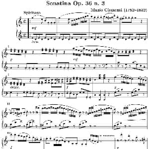 6 Sonatinas Op.36 钢琴谱 穆齐奥 克莱门蒂