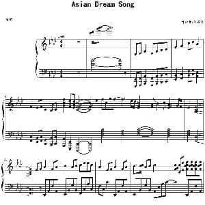 Asian Dream Song 钢琴谱 久石让