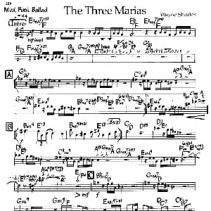 The Three Marias 钢琴谱