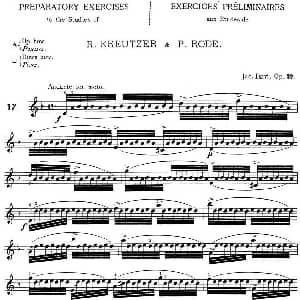 小提琴谱 | 顿特24首小提琴练习曲 作品37—17 顿特