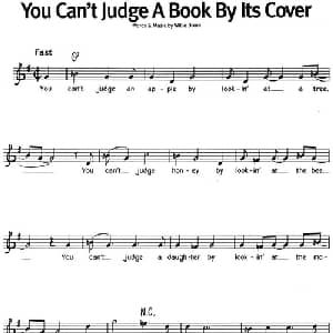 蓝调音乐:You Can't Judge A Book By Its Cover_外国歌谱