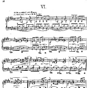 Album Leaf Op.7 钢琴谱 狄奥多 柯希纳