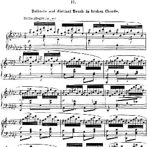 50首车尔尼Op.740钢琴手指灵巧技术练习曲 钢琴谱 车尔尼