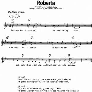 蓝调音乐:Roberta_外国歌谱
