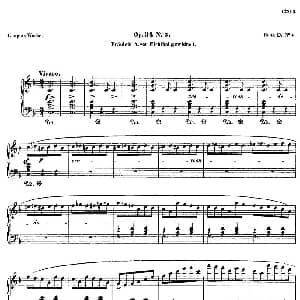 Valse brillante Op34 No3 钢琴谱 肖邦