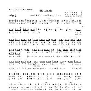 日 BRAVING!_歌曲简谱_词曲:KANAN su kei