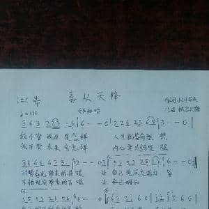 喜从天降_歌曲简谱_词曲:李锋 快乐大猫