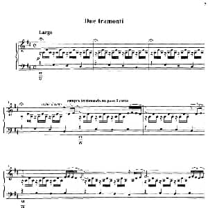 Due Tramonti 钢琴谱 Ludovico Einaudi 鲁多维科 艾奥迪