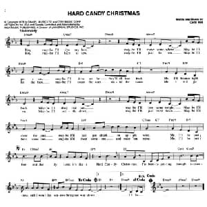 HARD CANDY CHRISTMAS_外国歌谱