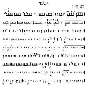 秦腔 望大陆 王晓荣等 乐斌 记谱