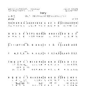 日 Irony_歌曲简谱_词曲:kz kz