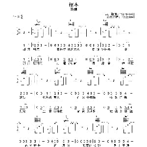 棺木 吉他谱 马頔 小琪琴社