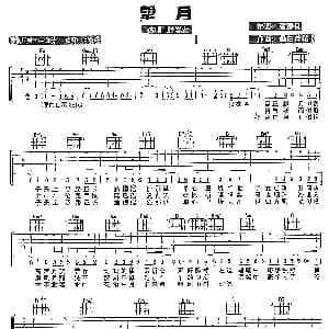 望月 吉他谱 张学友 潘原良 桑田佳佑