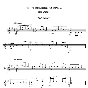 古典吉他视奏8首 吉他谱