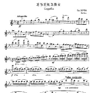 长笛曲谱 | 葛蓓莉娅圆舞曲 法 德利伯