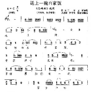 越剧谱 | 送上一碗百家饭 忠魂曲 赵阿婆 杨开慧唱段 徐玉兰 于文娟 苏进邹 杜春阳 陈安福编曲