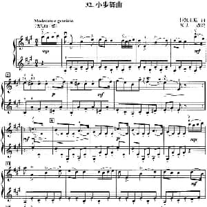 小提琴谱 | 初级小提琴二重奏 小步舞曲 博凯里尼作曲版 博凯里尼作曲 张以一改编