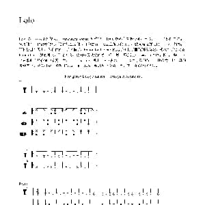 Lolo 非洲手鼓谱