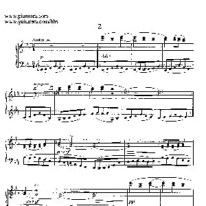 12 Spanish Danses Op.37 钢琴谱 恩里克 格拉那多斯 Enrique Granados