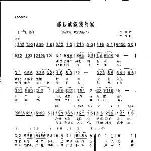 部队就象我的家_歌谱投稿_词曲:刘薇 生茂