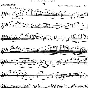 长笛曲谱 | 斯勒新老风格长笛练习重奏曲 第二部分 NO.21 Siegfried Thiele S. 斯勒