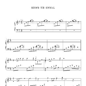 Beyond the Sundial 钢琴谱 Kevin Kern
