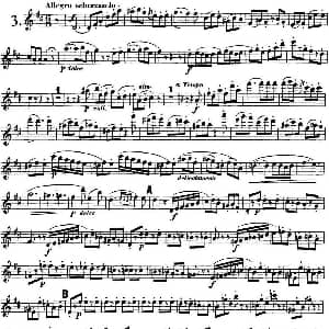 长笛曲谱 | 库劳长笛二重奏大练习曲Op.39 Flute 2 No.3 Kuhlau 库劳