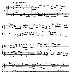 二部创意曲 No.9 钢琴谱 巴赫 巴赫