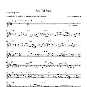 萨克斯谱 | Soulful Strut 中音萨克斯