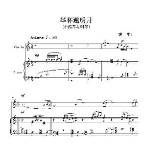 举杯邀明月_歌曲简谱_词曲: 黄苹