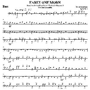 EARLY ONE MORN 贝司分谱