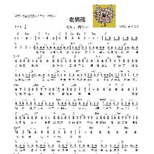 老男孩_歌曲简谱