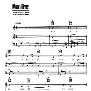 小提琴谱 | Moon River 月亮河