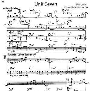 Unit Seven 钢琴谱