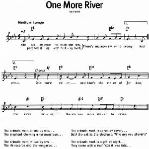 蓝调音乐:One More River_外国歌谱