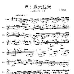 鸟！遇六粒米_歌谱投稿_词曲: 杨会林曲