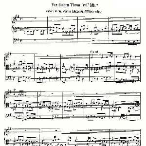 18首赞美诗前奏曲之十八 钢琴谱 约翰 塞巴斯提安 巴赫