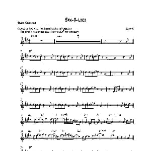 萨克斯谱 | Sax o Loco 次中音萨克斯