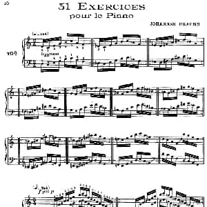 51 Exercises, WoO 6 钢琴谱 Brahms Johannes 勃拉姆斯